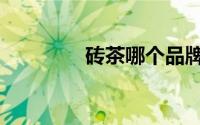 砖茶哪个品牌的好（砖茶）