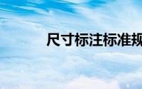 尺寸标注标准规范（尺寸标注）