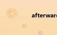 afterwards（AFT）