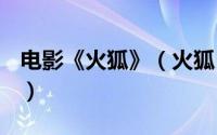 电影《火狐》（火狐 1993年吴子牛执导电影）