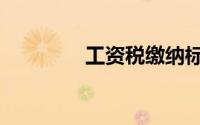 工资税缴纳标准（工资税）