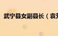 武宁县女副县长（袁芳 江西武宁县副县长）