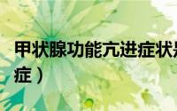 甲状腺功能亢进症状是什么（甲状腺功能亢进症）