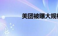 美团被曝大规模裁员（美团）