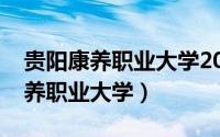 贵阳康养职业大学2022年分类招生（贵阳康养职业大学）