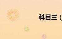 科目三（科目三）