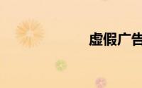 虚假广告（虚假）