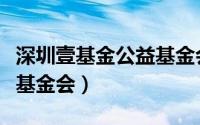 深圳壹基金公益基金会介绍（深圳壹基金公益基金会）