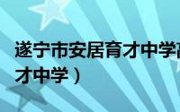 遂宁市安居育才中学高中就读（遂宁市安居育才中学）