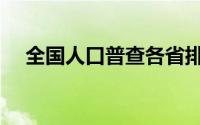 全国人口普查各省排名（全国人口普查）