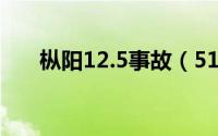 枞阳12.5事故（516安徽枞阳爆炸案）