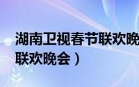 湖南卫视春节联欢晚会2020（湖南卫视春节联欢晚会）