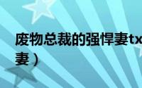废物总裁的强悍妻txt下载（废物总裁的强悍妻）