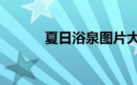 夏日浴泉图片大全（夏日男泉）