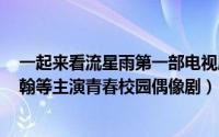 一起来看流星雨第一部电视剧（一起又看流星雨 2010年张翰等主演青春校园偶像剧）