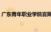 广东青年职业学院官网（广东青年职业学院）