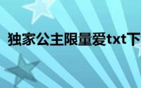 独家公主限量爱txt下载（独家公主绝版爱）