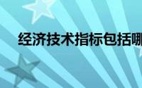 经济技术指标包括哪些（经济技术指标）