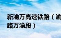 新渝万高速铁路（渝万高速铁路 郑渝高速铁路万渝段）
