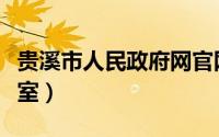 贵溪市人民政府网官网（贵溪市人民政府办公室）