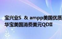 宝兴业S  & ampp美国优质消费股票指数证券投资基金LOF华宝美国消费美元QDII