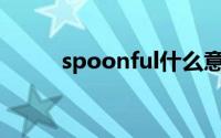 spoonful什么意思（Spoonful）