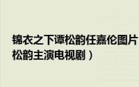 锦衣之下谭松韵任嘉伦图片（锦衣之下 2019年任嘉伦、谭松韵主演电视剧）