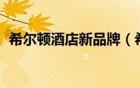 希尔顿酒店新品牌（希尔顿 美国旅馆品牌）