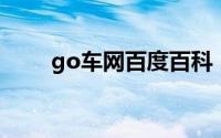 go车网百度百科（golo 汽车软件）