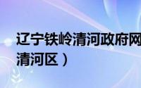 辽宁铁岭清河政府网（清河区 辽宁省铁岭市清河区）
