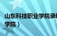 山东科技职业学院录取分数线（山东科技职业学院）