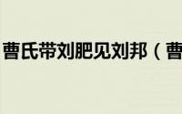 曹氏带刘肥见刘邦（曹氏 西汉齐王刘肥生母）