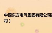 中国东方电气集团有限公司简介（中国东方电气集团有限公司）