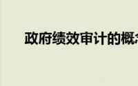 政府绩效审计的概念（政府绩效审计）