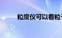 粒度仪可以看粒子数吗（粒度仪）