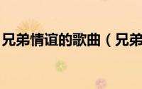 兄弟情谊的歌曲（兄弟情深 马健涛演唱歌曲）