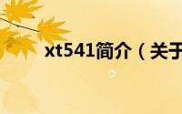 xt541简介（关于xt531详细介绍）