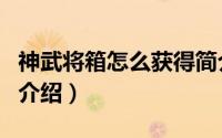 神武将箱怎么获得简介（关于神武百宝箱详细介绍）