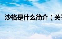 沙格是什么简介（关于萨沙格雷详细介绍）