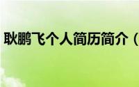 耿鹏飞个人简历简介（关于耿高鹏详细介绍）