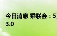 今日消息 乘联会：5月乘用车新四化指数为73.0