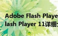 Adobe Flash Player10简介（关于Adobe Flash Player 11详细介绍）