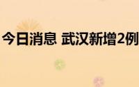 今日消息 武汉新增2例新冠病毒无症状感染者