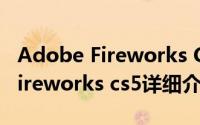 Adobe Fireworks CS5简介（关于Adobe Fireworks cs5详细介绍）