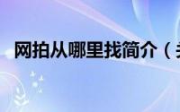 网拍从哪里找简介（关于搜拍网详细介绍）