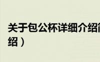 关于包公杯详细介绍简介（关于包公杯详细介绍）