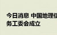 今日消息 中国地理信息产业协会高精地图服务工委会成立