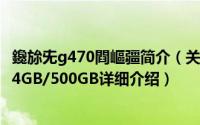 鑱旀兂g470閰嶇疆简介（关于联想G470AH-IFIi5 2450M/4GB/500GB详细介绍）