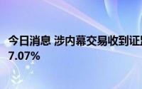 今日消息 涉内幕交易收到证监会立案告知书，赣锋锂业低开7.07%