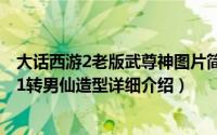 大话西游2老版武尊神图片简介（关于武尊神 《大话西游2》1转男仙造型详细介绍）